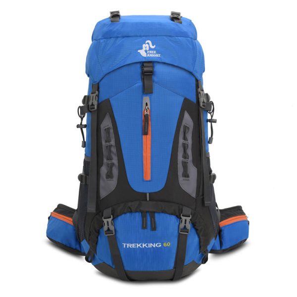 60l mountaineering package outside hiking backpack outdoor camping gift rain cover