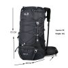 backpack outdoor mountaineering bag large capacity nylon travel camping hiking climbing