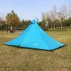 portable camping pyramid tent single outdoor equipment camping supplies