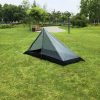 portable camping pyramid tent single outdoor equipment camping supplies