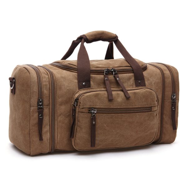 fashion outdoor travel bag portable canvas messenger backpack