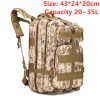 sports outdoor mountaineering travel double shoulder knapsack camping army camouflage pack tactical backpack 45l large 3p backpack