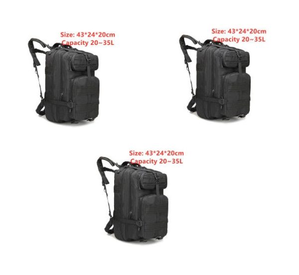 sports outdoor mountaineering travel double shoulder knapsack camping army camouflage pack tactical backpack 45l large 3p backpack
