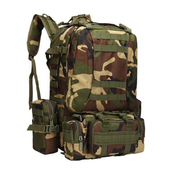 army camouflage camping combination backpack