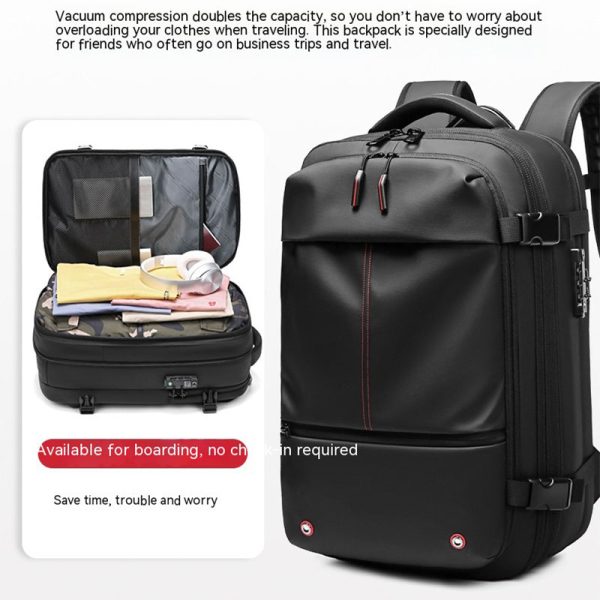 travel backpack men's business multifunction computer bag vacuum compression large capacity backpack travel backpack men's business multifunction computer bag vacuum compression large capacity backpack