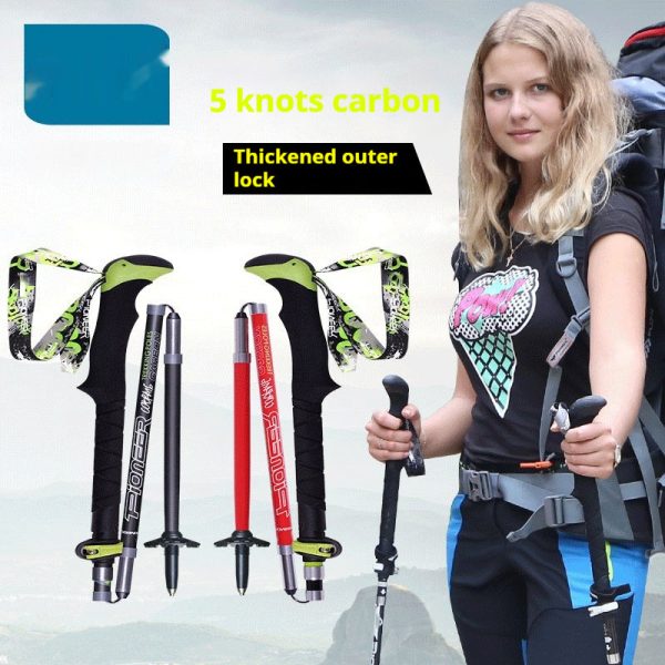 carbon fiber folding climbing cane