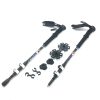 sportshub 1pc aluminium alloy ski poles 3 sectionstelescopic