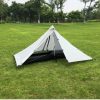 portable camping pyramid tent single outdoor equipment camping supplies