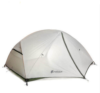 double outdoor anti rainstorm camping tent