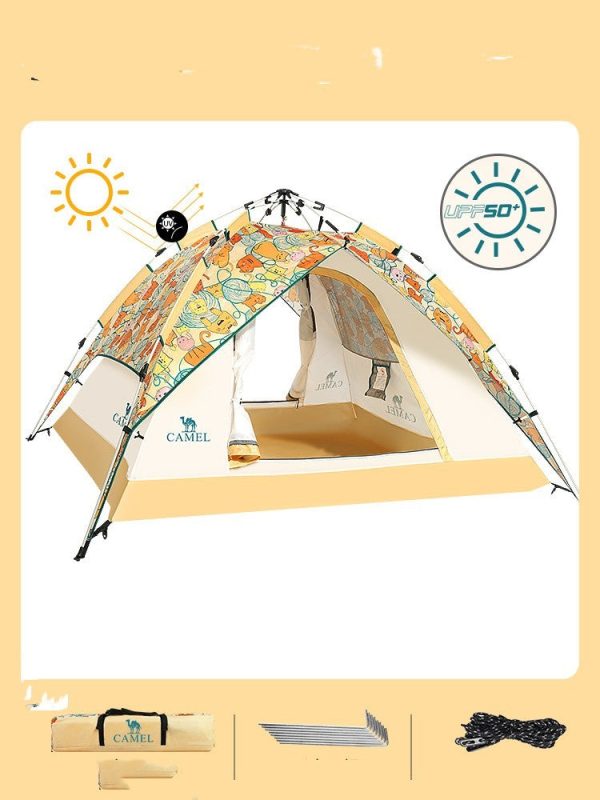 thickened automatic folding picnic rainproof beach camping equipment