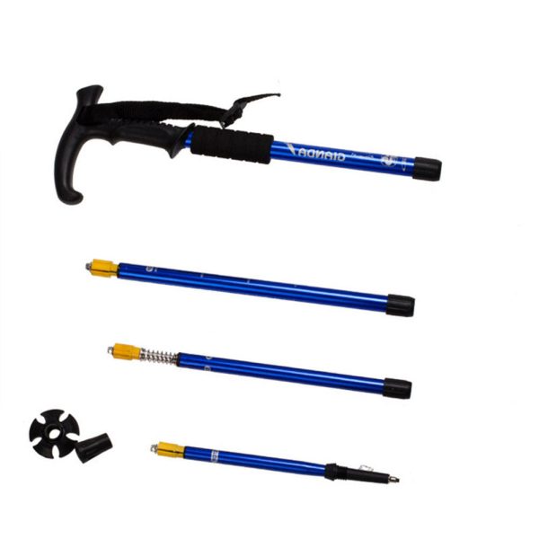 retractable professional grade outdoor aluminum alloy trekking pole