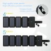 outdoor folding solar panel charger portable 5v 2.1a usb output devices camp hiking backpack travel power supply for smartphones