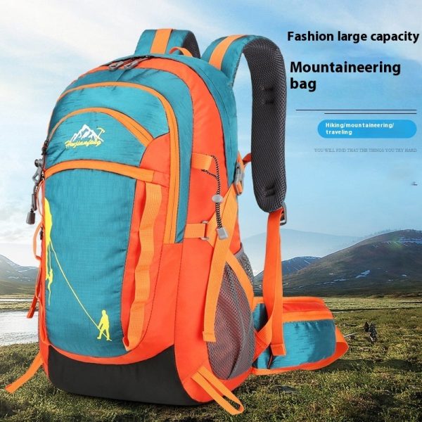 nylon fabric outdoor sports mountaineering hiking camping multi functional outdoor backpack
