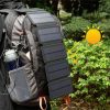 outdoor folding solar panel charger portable 5v 2.1a usb output devices camp hiking backpack travel power supply for smartphones