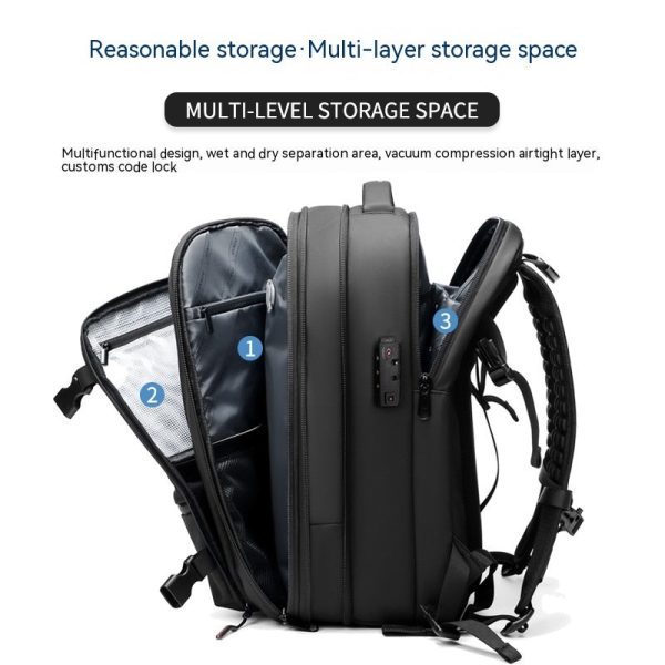 travel backpack men's business multifunction computer bag vacuum compression large capacity backpack travel backpack men's business multifunction computer bag vacuum compression large capacity backpack