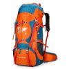 climbing bag, professional outdoor large capacity backpack, men's and women's hiking off road backpack with bracket, travel camping backpack