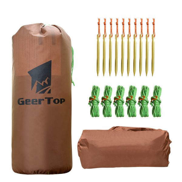 double camping tent outdoor equipment portable