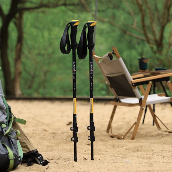 outdoor alpenstock ultra light outer lock 7075 material