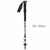 sportshub 1pc aluminium alloy ski poles 3 sectionstelescopic