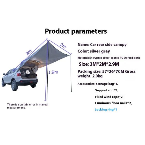 car trunk canopy camping tent