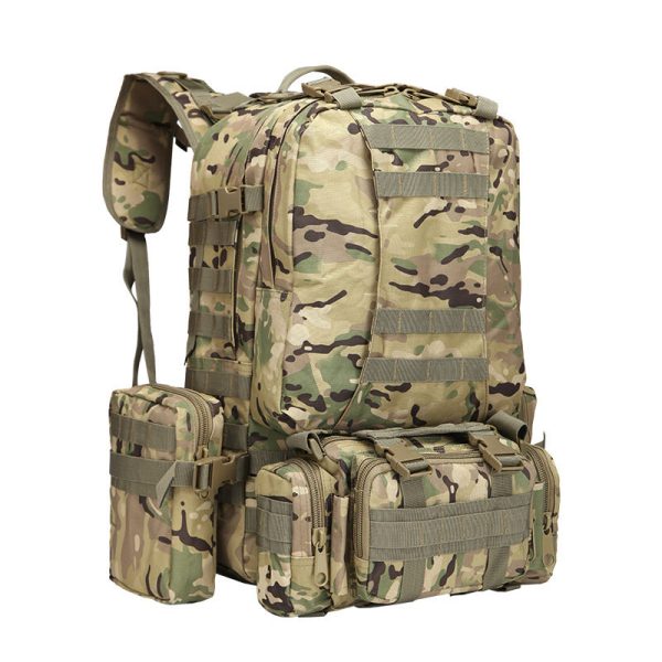 army camouflage camping combination backpack