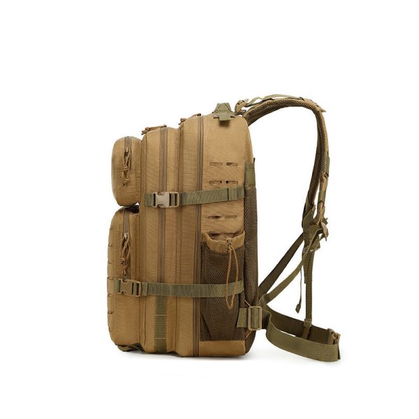 military hiking backpack belt bottle rack
