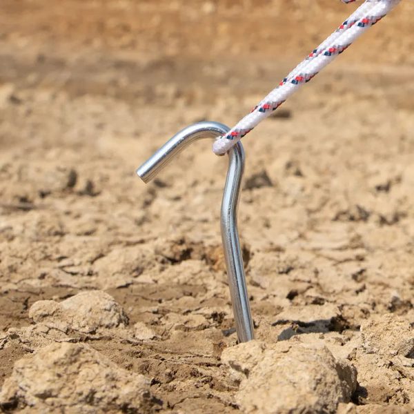 aluminium alloy tent pegs with hooks 10pcs Aluminium Alloy Tent Pegs With Hooks 10pcs Beargoods