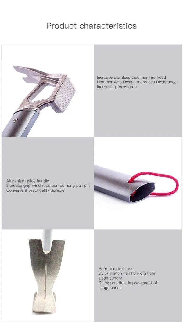 multifunction tent hammer Multifunction Tent Hammer - Beargoods