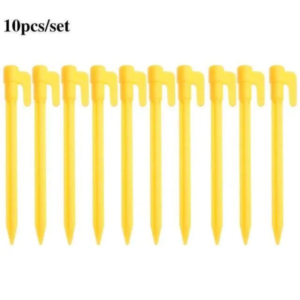Plastic Tent Pegs Set 10 Piece - Beargoods