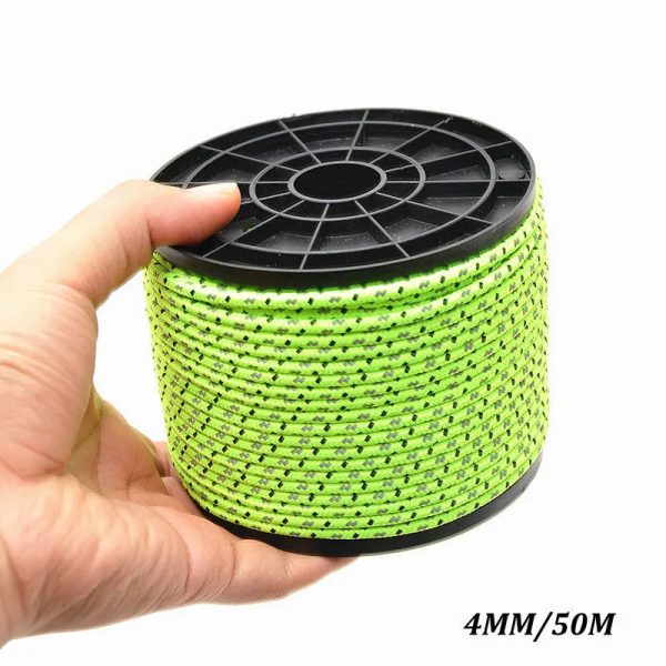 5m/10m/20m/50m reflective nylon tent rope 5M/10M/20M/50M Reflective Nylon Tent Rope Beargoods