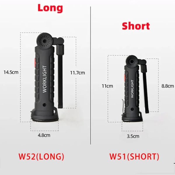 Portable COB LED Flashlight USB Rechargeable Beargoods