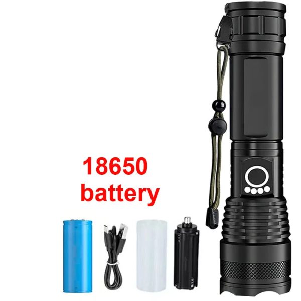 high power rechargeable led tactical flashlight High Power Rechargeable LED Tactical Flashlight Beargoods