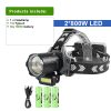 Ultra Powerful 800W LED Headlamp Beargoods