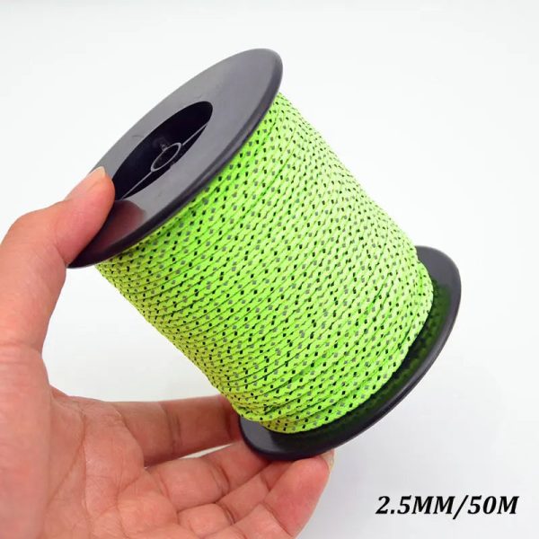 5m/10m/20m/50m reflective nylon tent rope 5M/10M/20M/50M Reflective Nylon Tent Rope Beargoods
