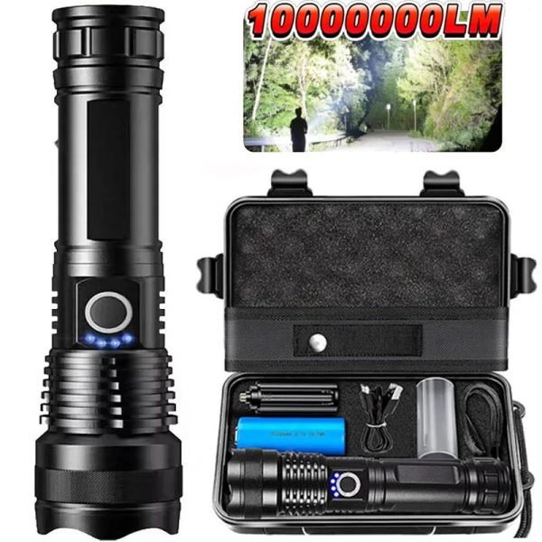 high power rechargeable led tactical flashlight High Power Rechargeable LED Tactical Flashlight Beargoods