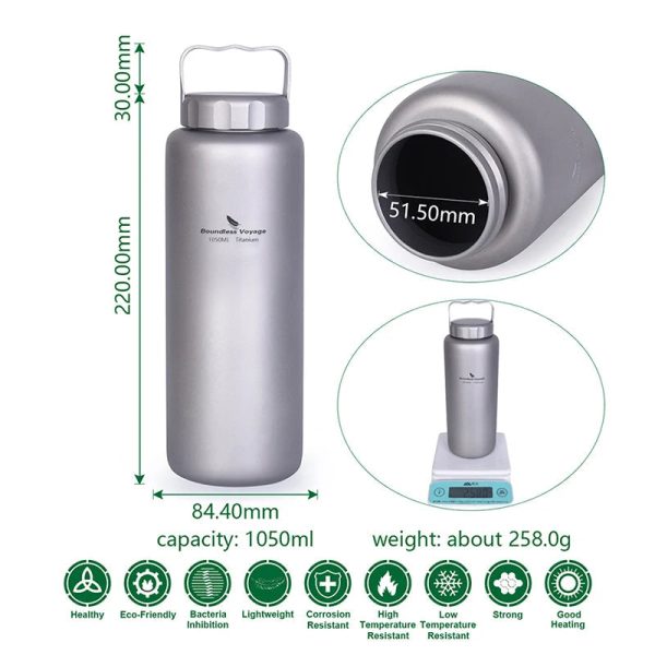 Titanium Sport Bottle Beargoods