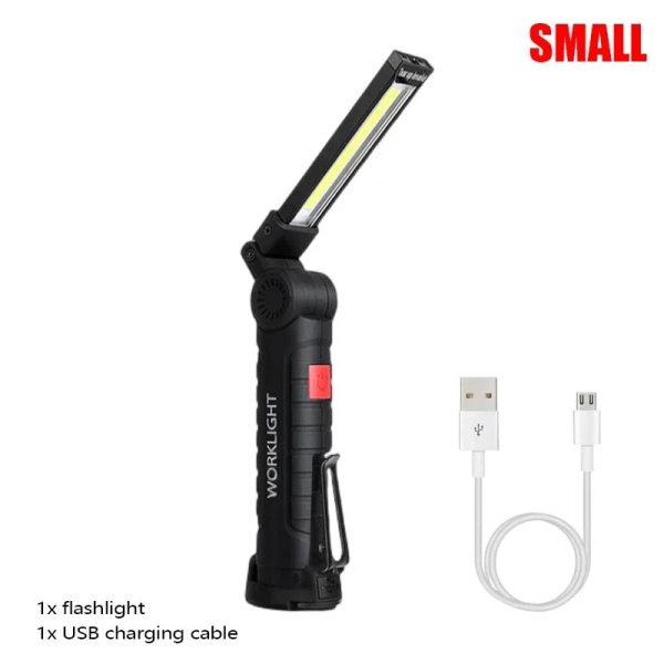 Portable COB LED Flashlight USB Rechargeable Beargoods