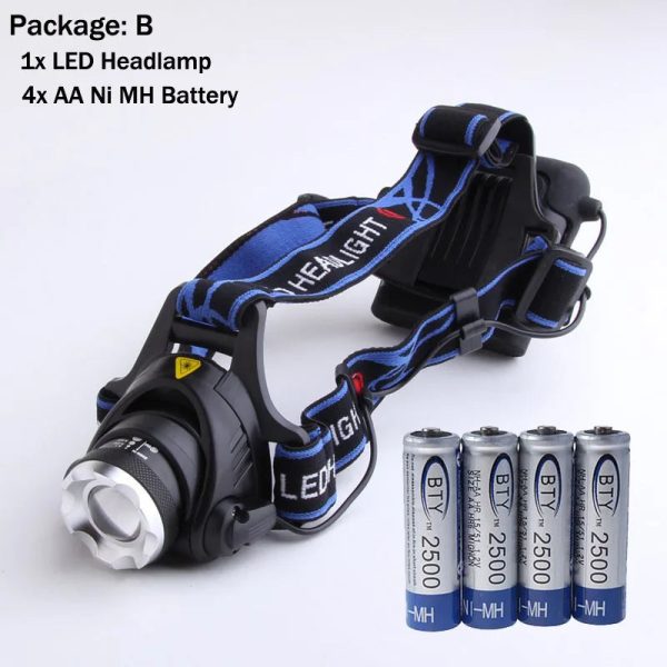 High-Powered LED Headlamp with Adjustable Focus Beargoods