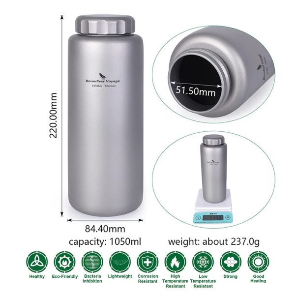 Titanium Sport Bottle Beargoods