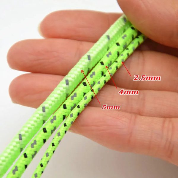 5m/10m/20m/50m reflective nylon tent rope 5M/10M/20M/50M Reflective Nylon Tent Rope Beargoods
