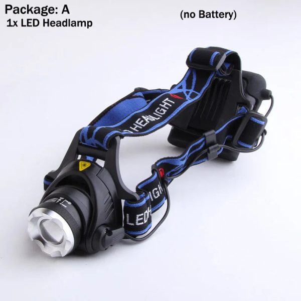 High-Powered LED Headlamp with Adjustable Focus Beargoods