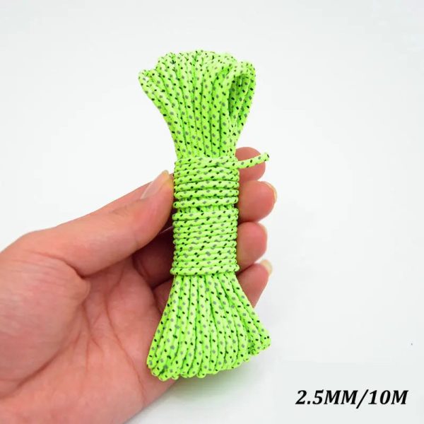 5m/10m/20m/50m reflective nylon tent rope 5M/10M/20M/50M Reflective Nylon Tent Rope Beargoods