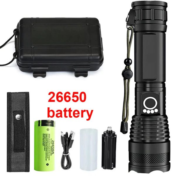 high power rechargeable led tactical flashlight High Power Rechargeable LED Tactical Flashlight Beargoods