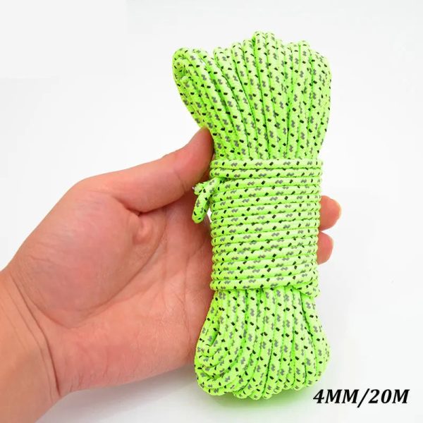 5m/10m/20m/50m reflective nylon tent rope 5M/10M/20M/50M Reflective Nylon Tent Rope Beargoods