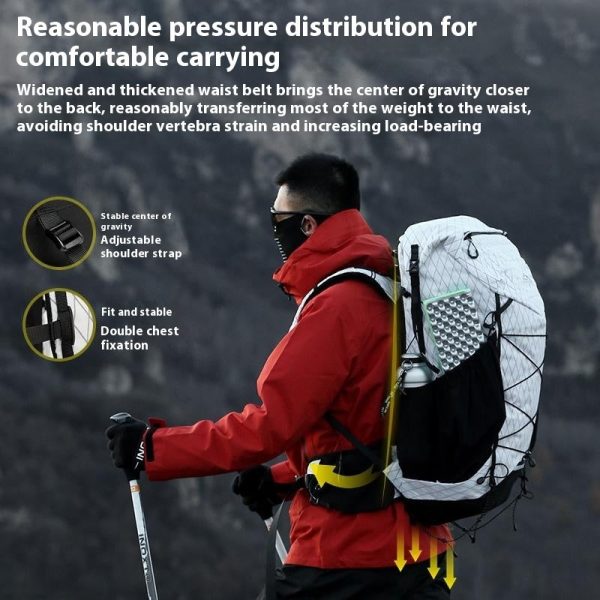 mountaineering bag large capacity camping off road waterproof backpack
