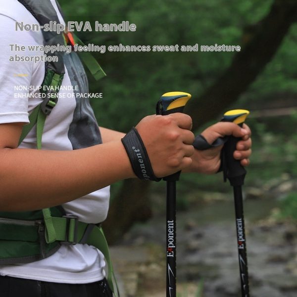 outdoor alpenstock ultra light outer lock 7075 material