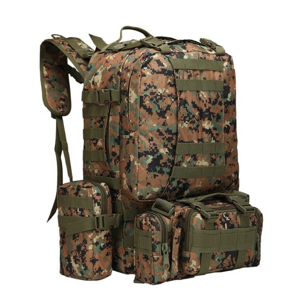 army camouflage camping combination backpack