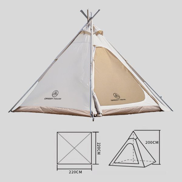 camping pyramid rainproof oxford cloth canopy tent indoor tent camping pyramid rainproof oxford cloth canopy tent indoor tent