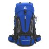 60l mountaineering package outside hiking backpack outdoor camping gift rain cover