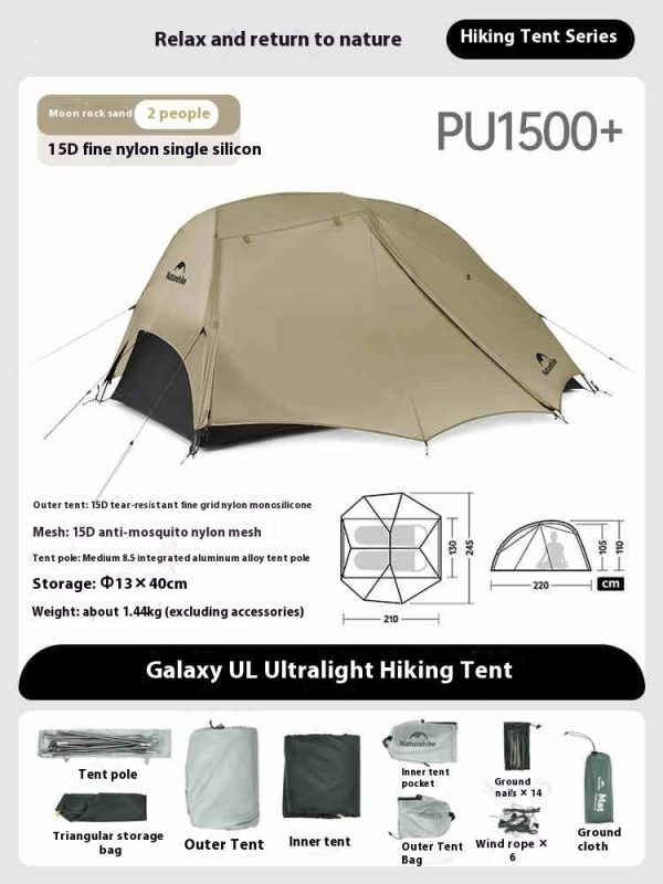 ultralight hiking climbing tent double outdoor camping equipment